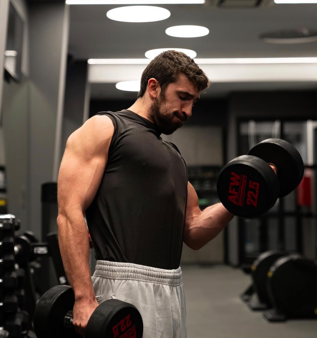 Marc de Bustamante entrenando